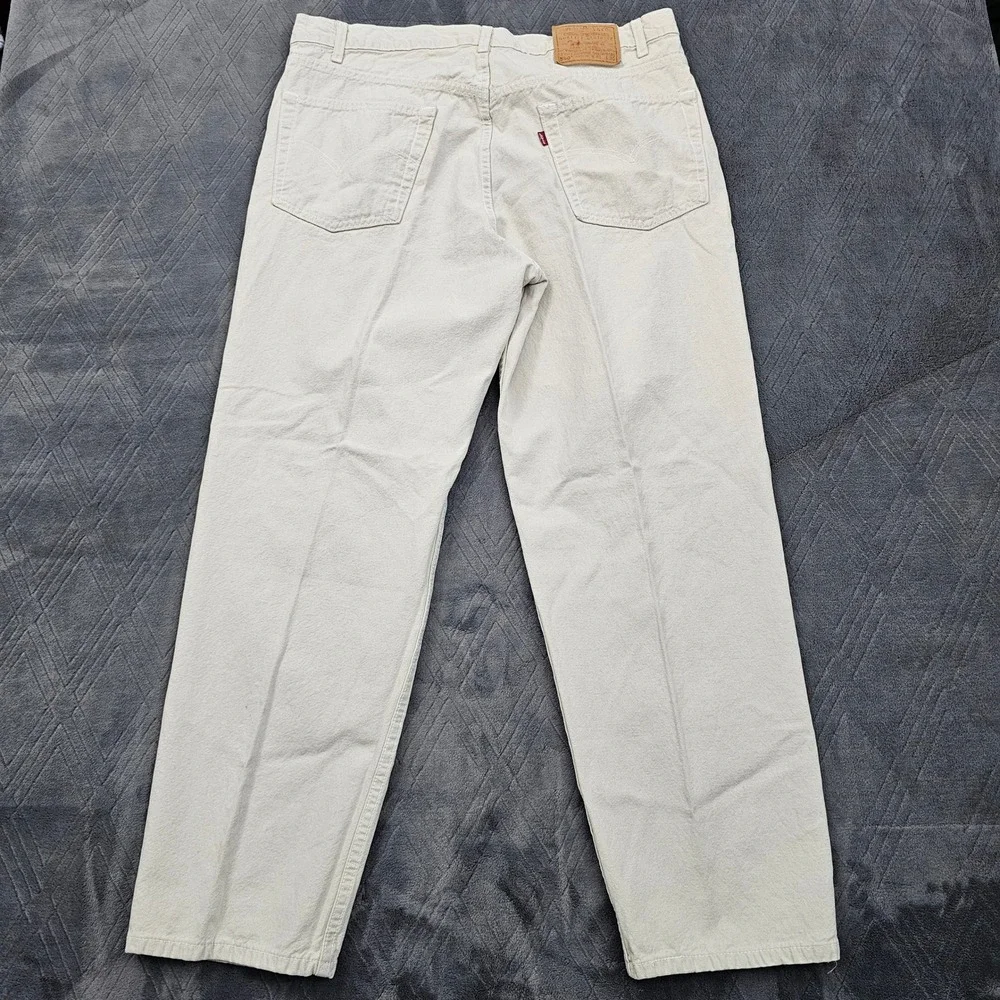 Levi's‎ 550 Jeans Mens 36x30 Off White Relaxed Fit Tapered 90s Vintage USA